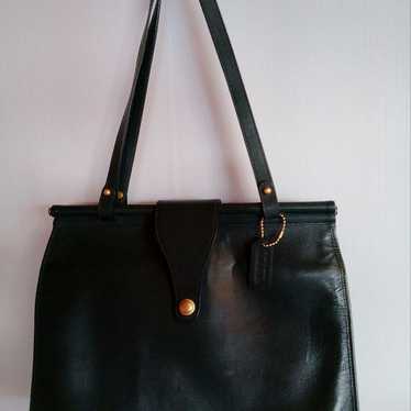 【Extremely Rare】Old Coach Tote Bag Leather German 