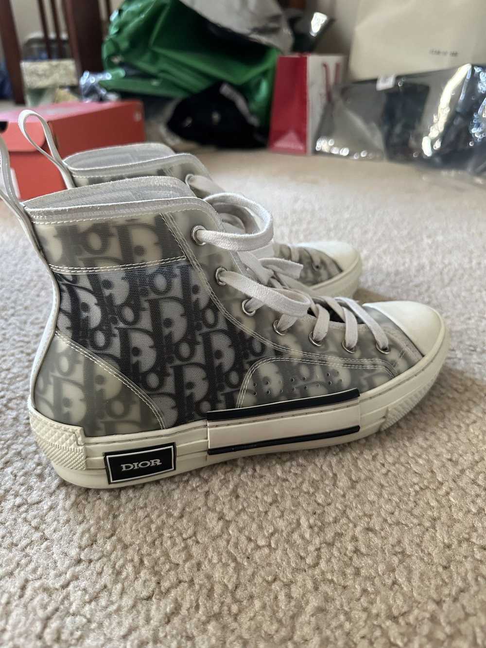 Dior Dior b23 high top Oblique Canvas sneakers si… - image 12