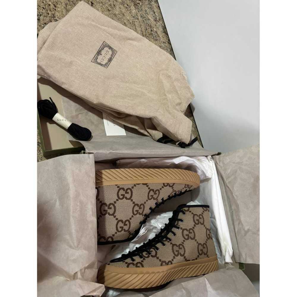 Gucci Cloth high trainers - image 5