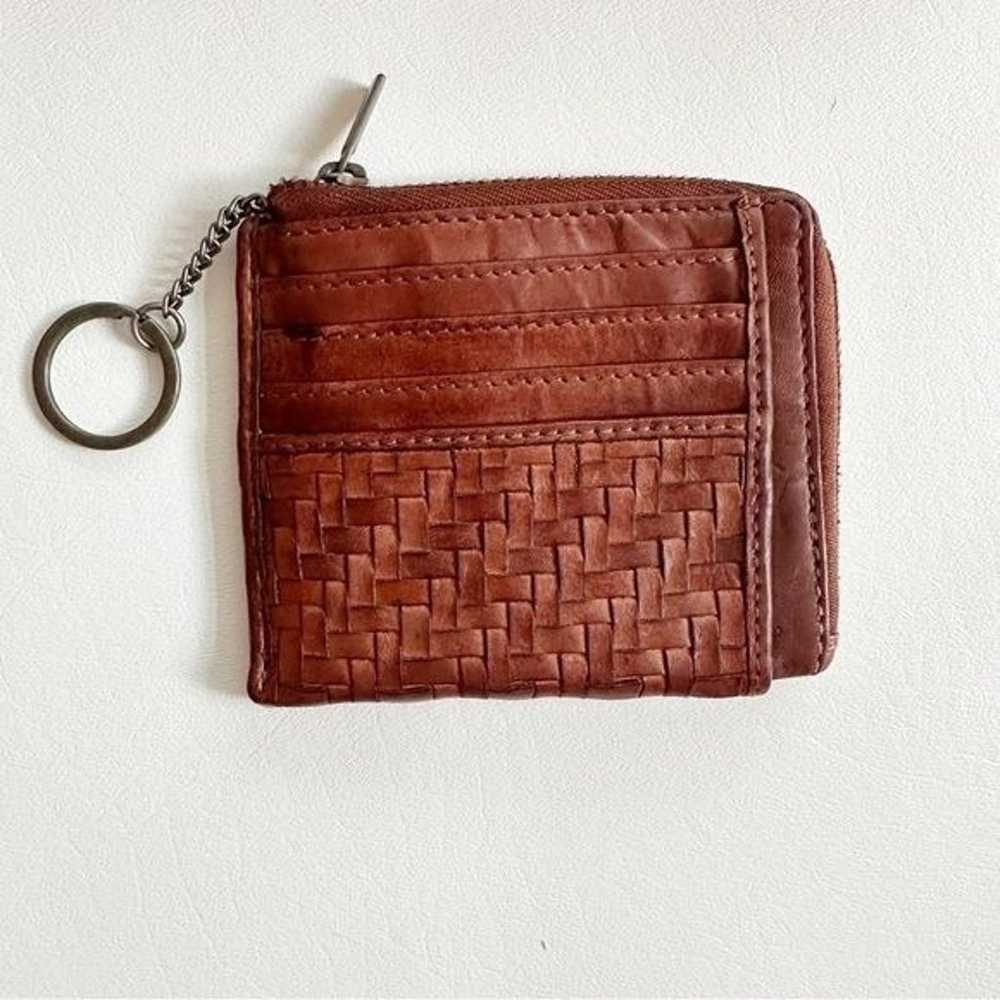 Vilenca Holland Basket Weave Cognac Leather Cross… - image 5