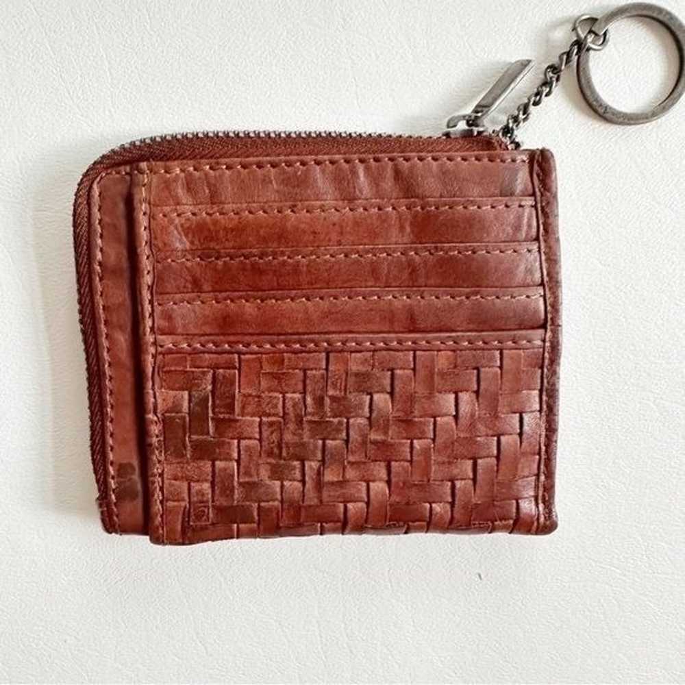 Vilenca Holland Basket Weave Cognac Leather Cross… - image 6