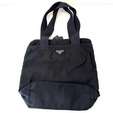 Prada Black Nylon Tote Bag