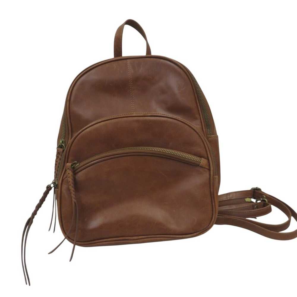 Tommy Bahama Small Leather Backpack/Crossbody - image 1