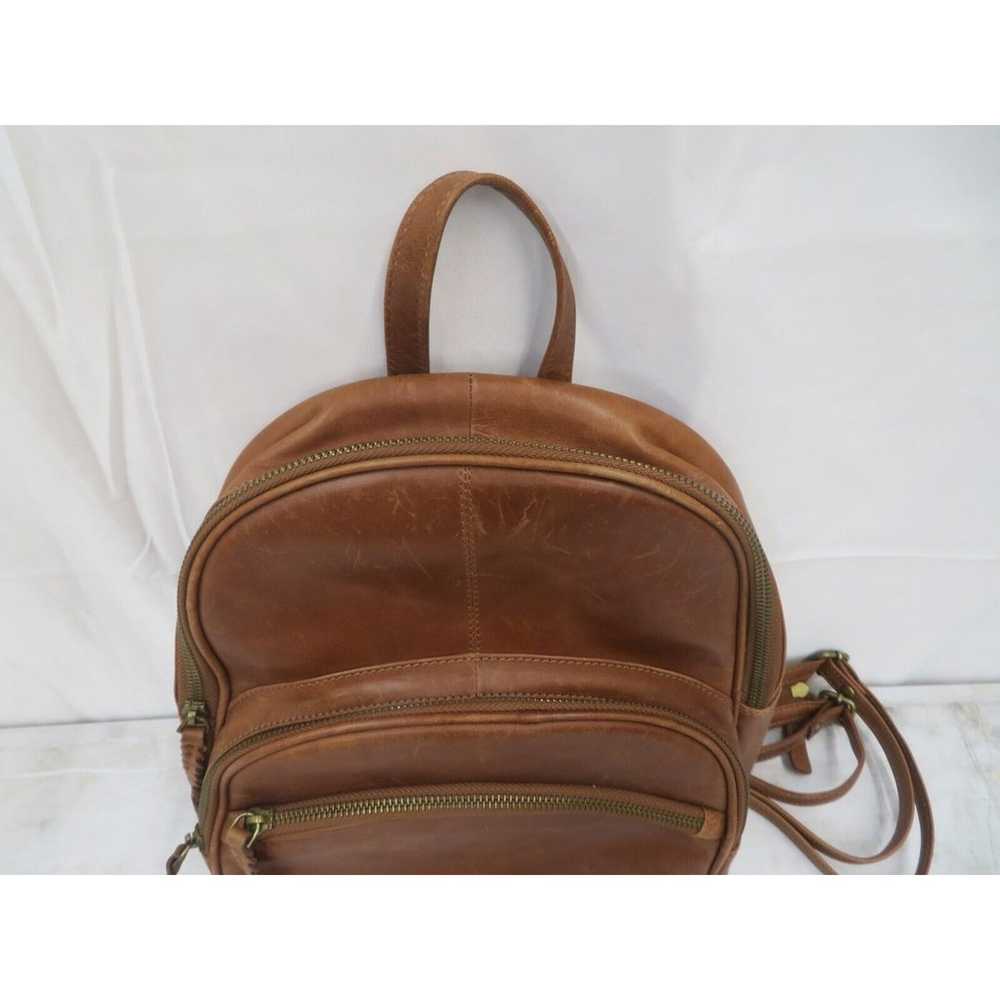 Tommy Bahama Small Leather Backpack/Crossbody - image 2