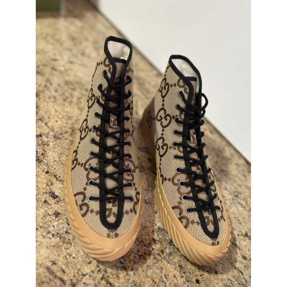 Gucci Cloth high trainers - image 6