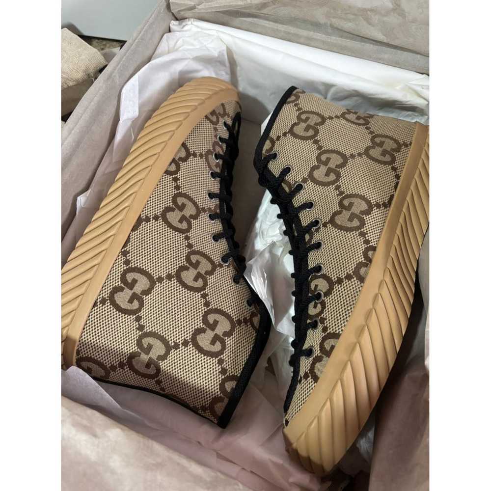 Gucci Cloth high trainers - image 9