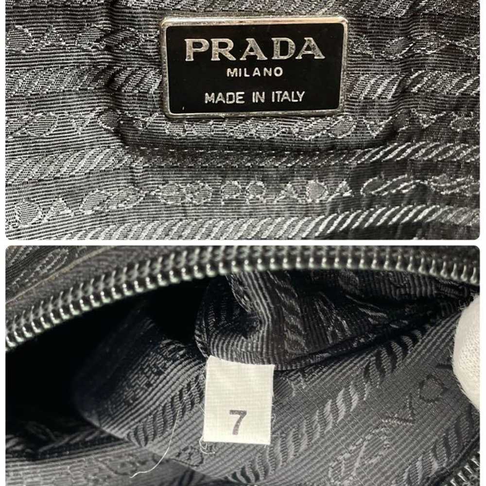 [Beautiful Condition] PRADA Logo Embossed Tote Ba… - image 8