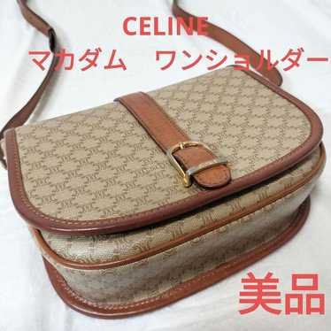 CELINE Macadam Shoulder Bag Old Pochette M06