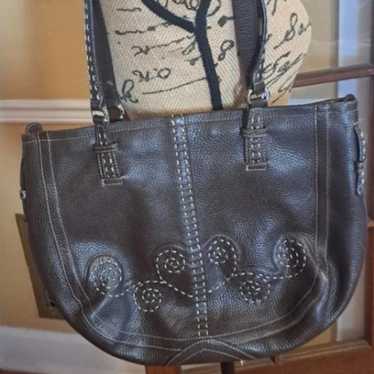 Brighton Vintage Leather Shoulder Bag