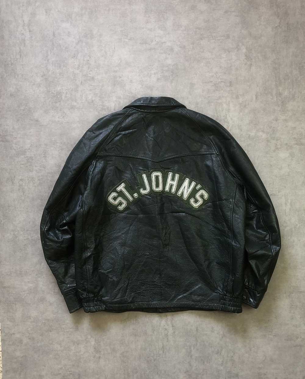 Genuine Leather × Varsity Jacket × Vintage Vintag… - image 2