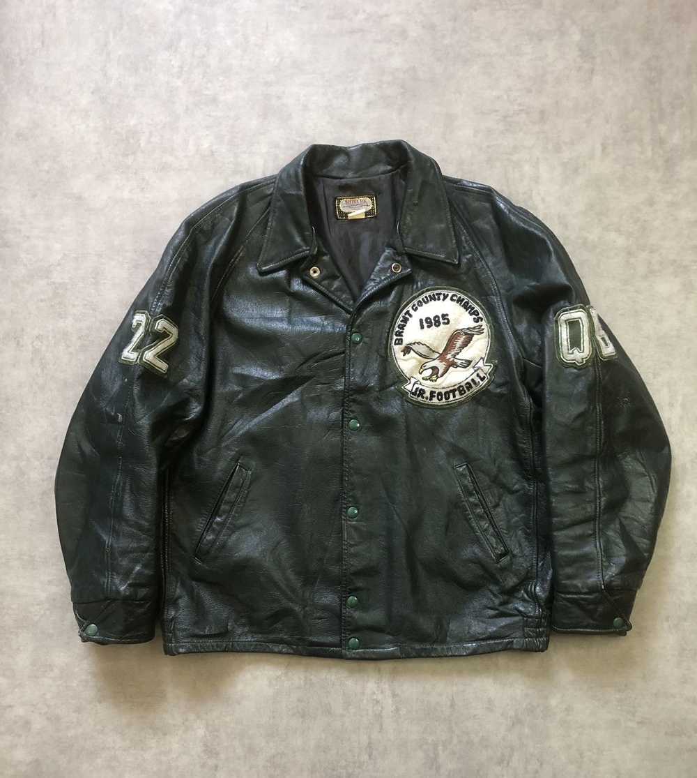 Genuine Leather × Varsity Jacket × Vintage Vintag… - image 5