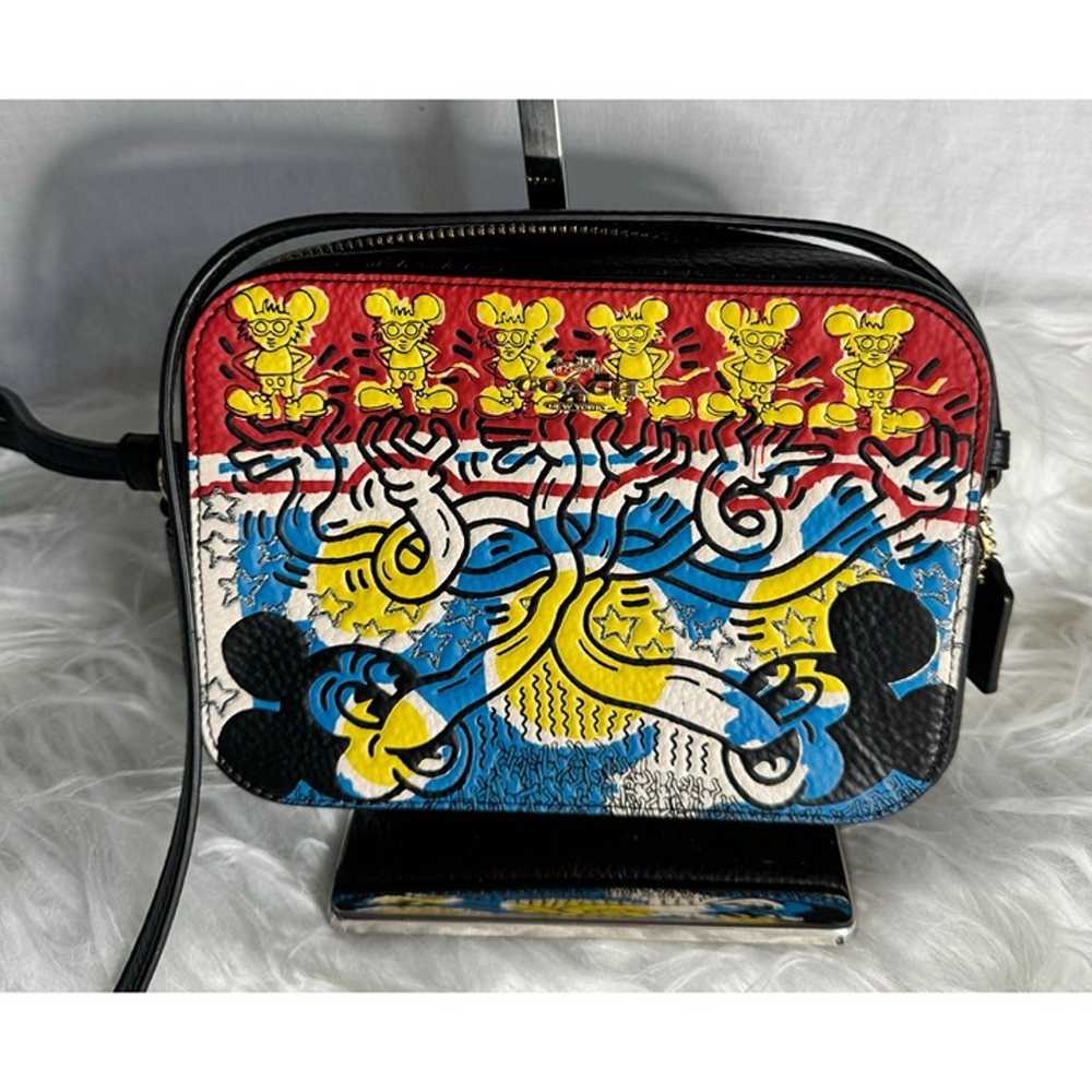 Coach Keith Haring Disney Collaboration Black Lea… - image 2