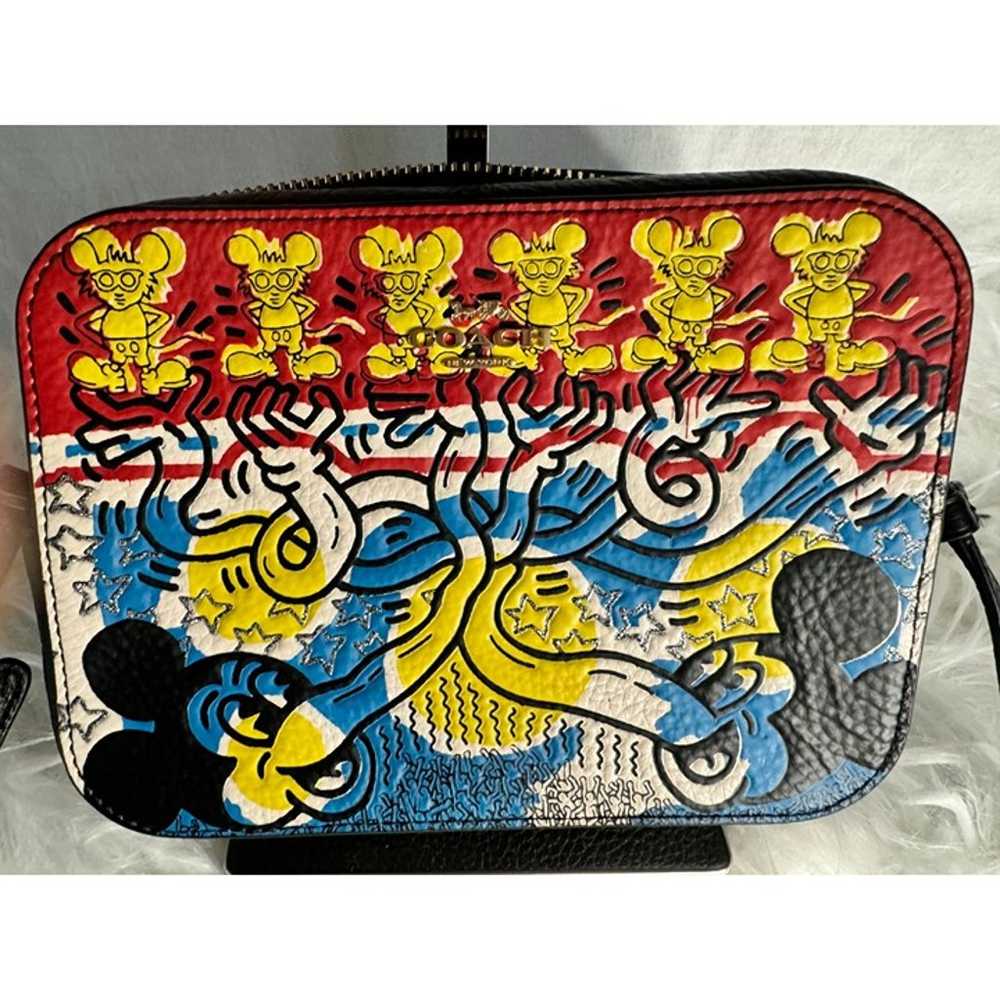 Coach Keith Haring Disney Collaboration Black Lea… - image 3