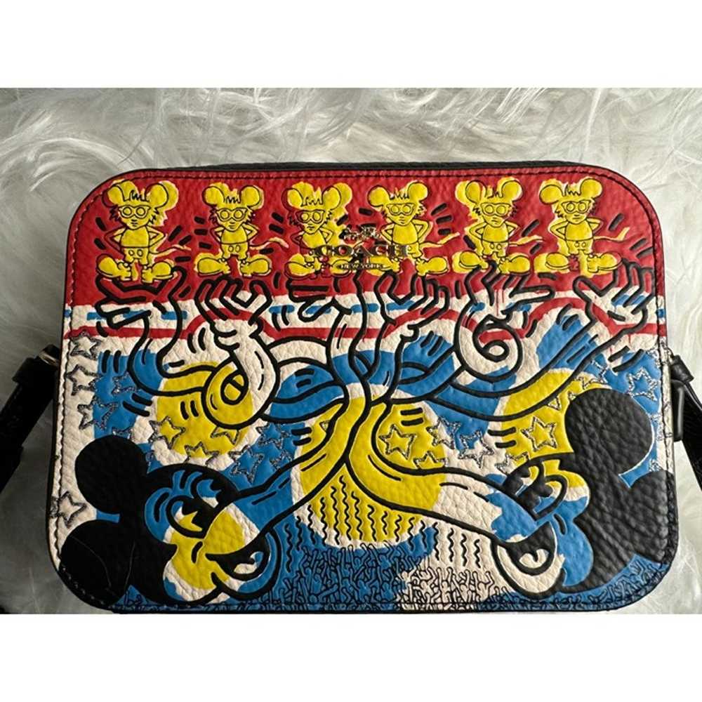 Coach Keith Haring Disney Collaboration Black Lea… - image 4