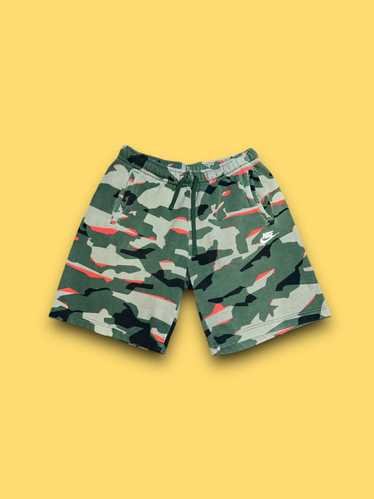 Nike Nike club fleece camo sweat shorts