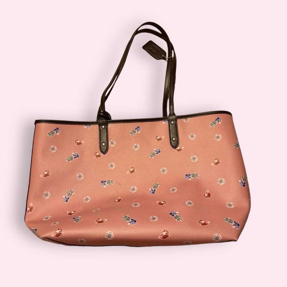 Women’s Coach Tote Disney Snow White Pink Gemston… - image 3