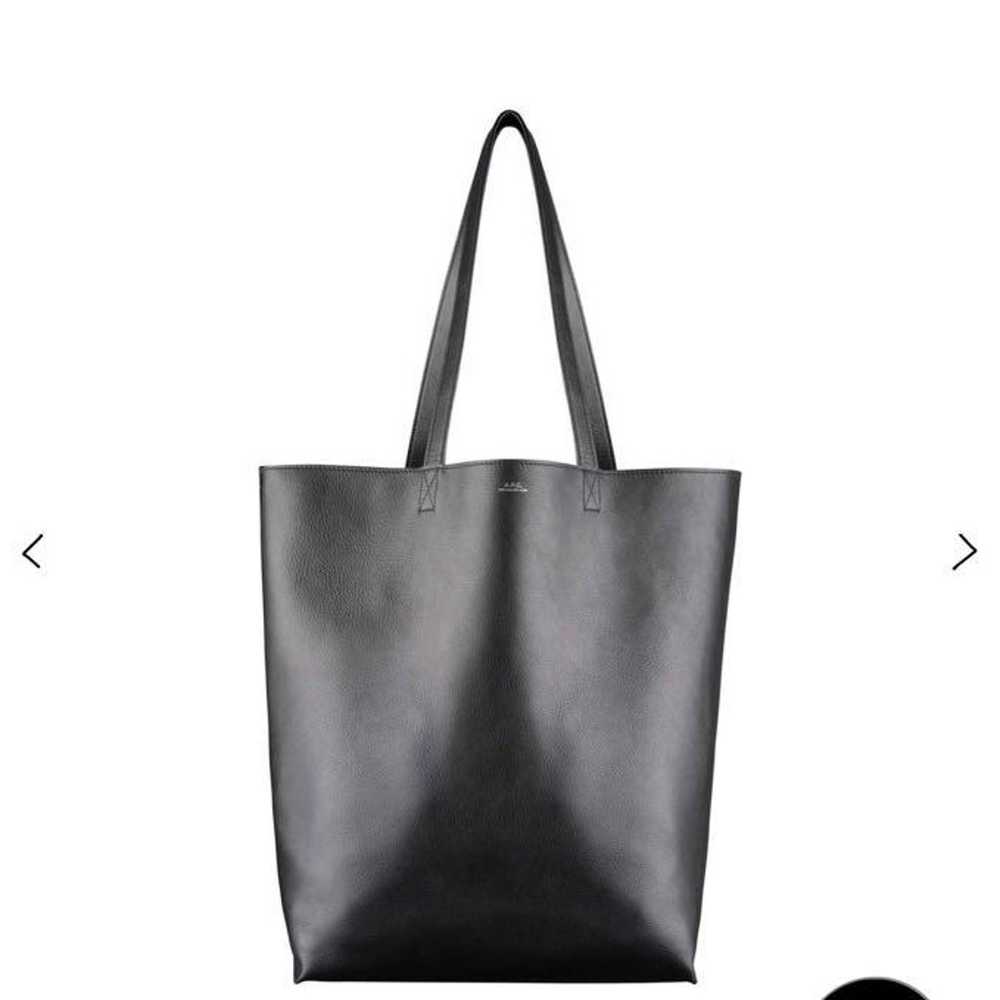 [With receipt] A.P.C cabas maiko leather tote - A… - image 1