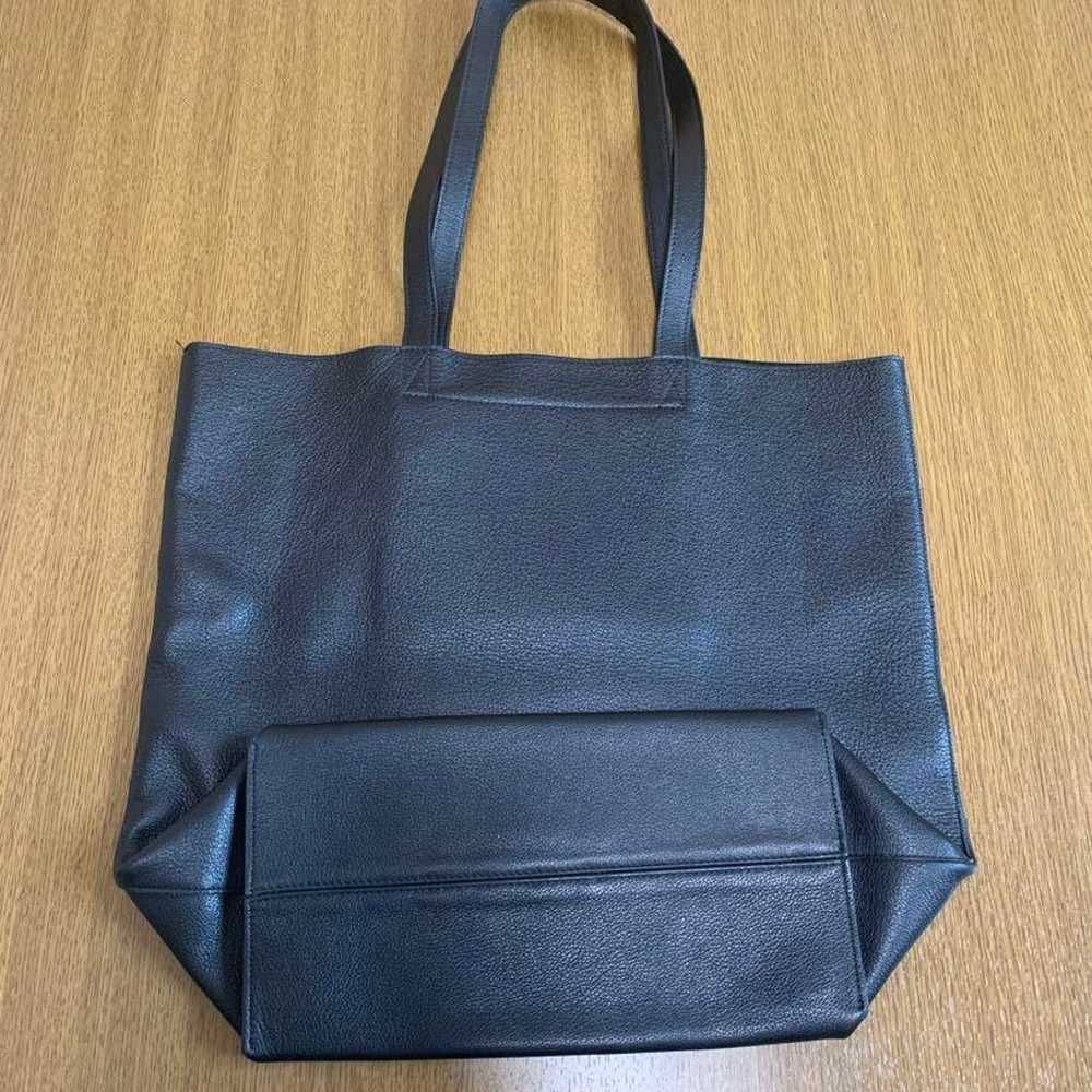 [With receipt] A.P.C cabas maiko leather tote - A… - image 3