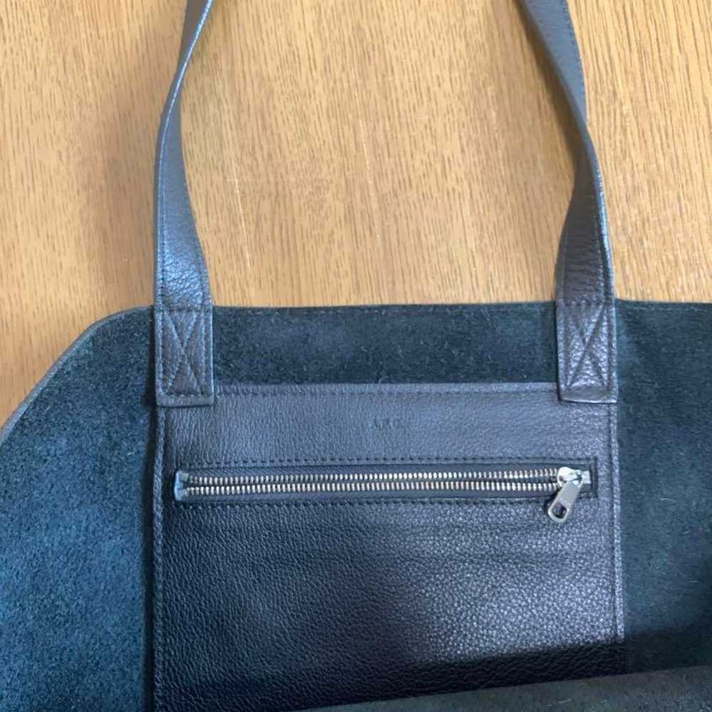 [With receipt] A.P.C cabas maiko leather tote - A… - image 5