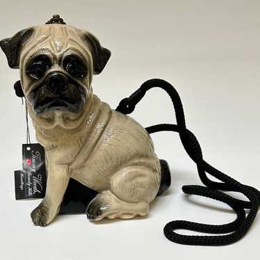 Timmy Woods 3D Pug Dog Purse