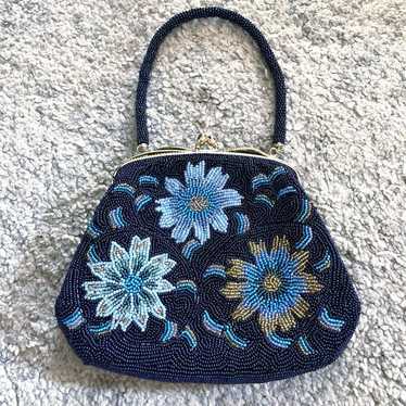 Antique All-Beaded Clutch Handbag