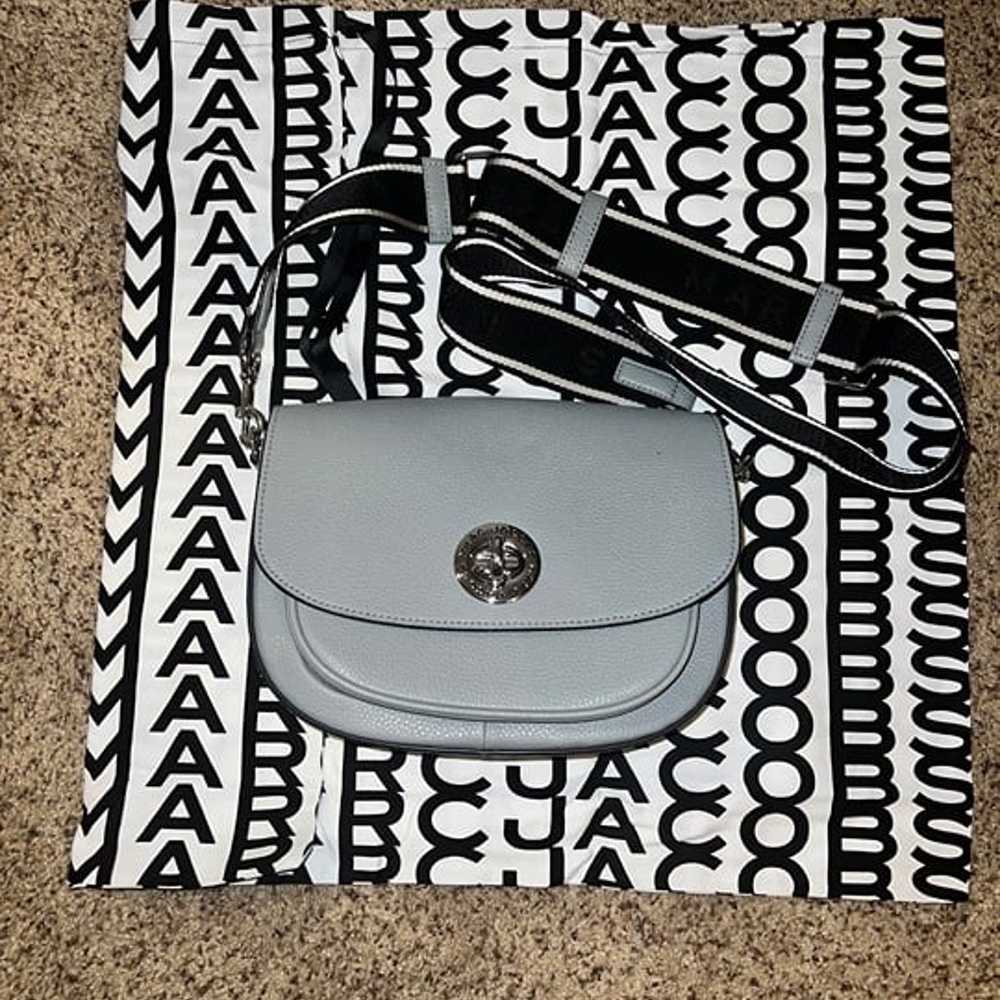 GREY MARC JACOBS 4F3HMS013H02 Leather Turnlock Sa… - image 2