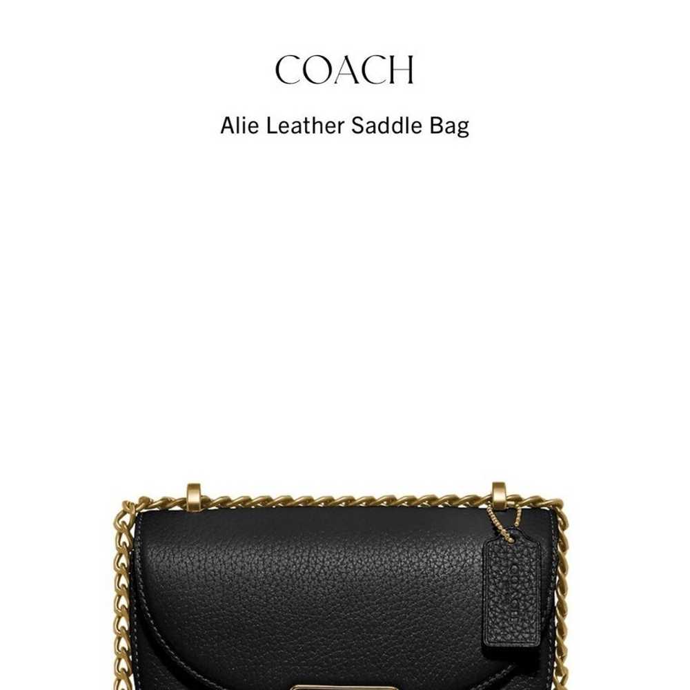 Coach - Allie leather saddle bag - image 2