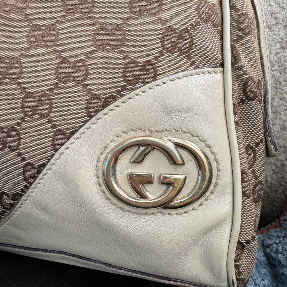 Authentic GUCCI GG Canvas Britt Shoulder Bag Bost… - image 4