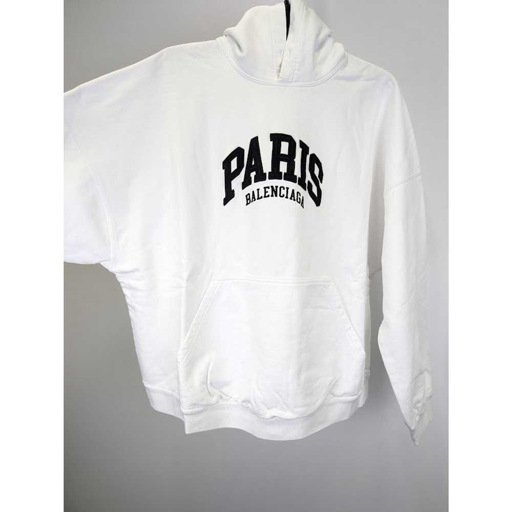 Balenciaga o1rshd1 Paris Balenciaga Logo Hoodie i… - image 10