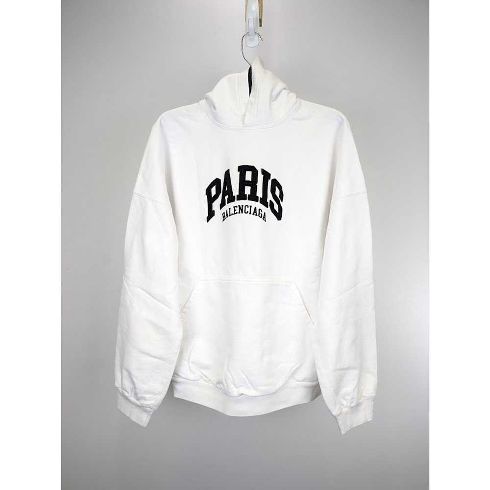 Balenciaga o1rshd1 Paris Balenciaga Logo Hoodie i… - image 2