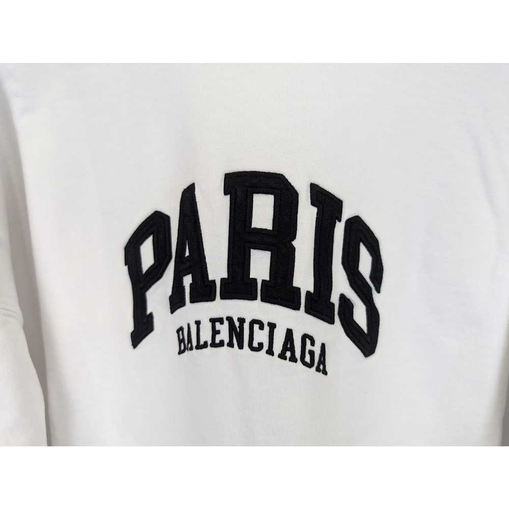 Balenciaga o1rshd1 Paris Balenciaga Logo Hoodie i… - image 5