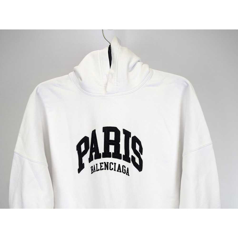 Balenciaga o1rshd1 Paris Balenciaga Logo Hoodie i… - image 6