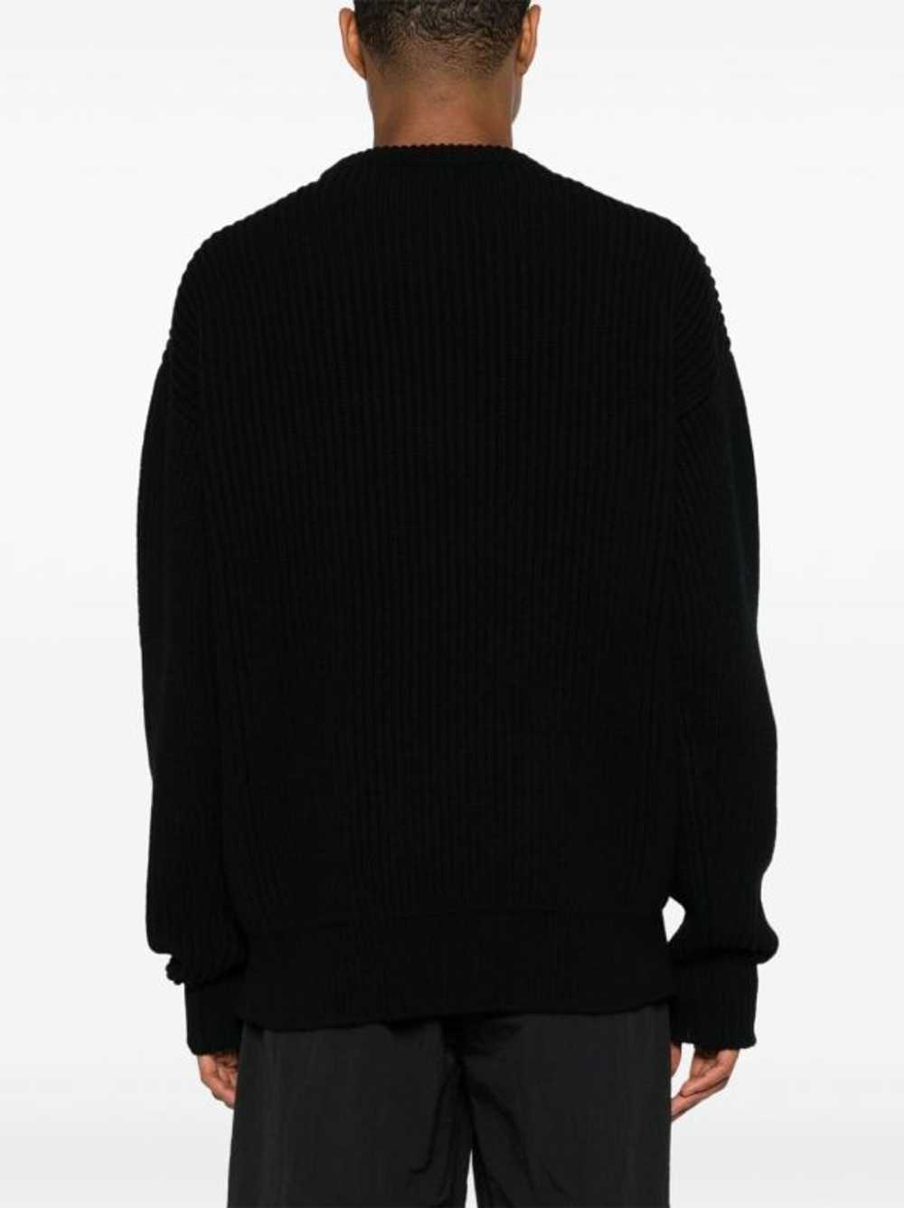 Jil Sander o1y1124 Ribbed Wool Jumper in Black - image 4