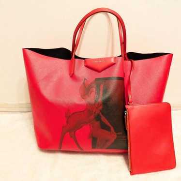 【Excellent Condition】Givenchy Bambi Print Tote Bag