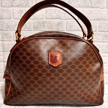 CELINE Celine Handbag Macadam Pattern Blazon.