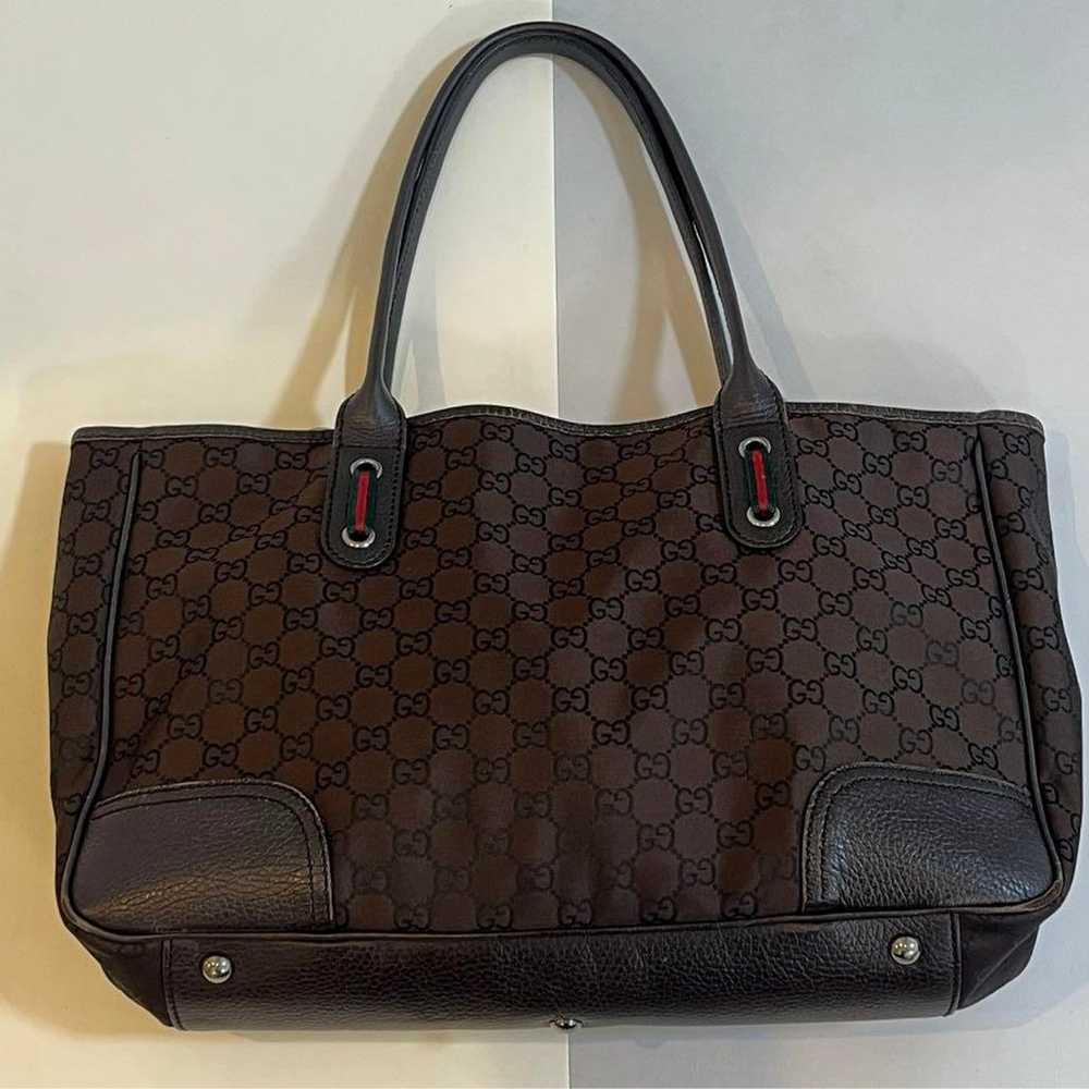 GUCCI 293592 GG Coated Canvas Tote Bag - image 7