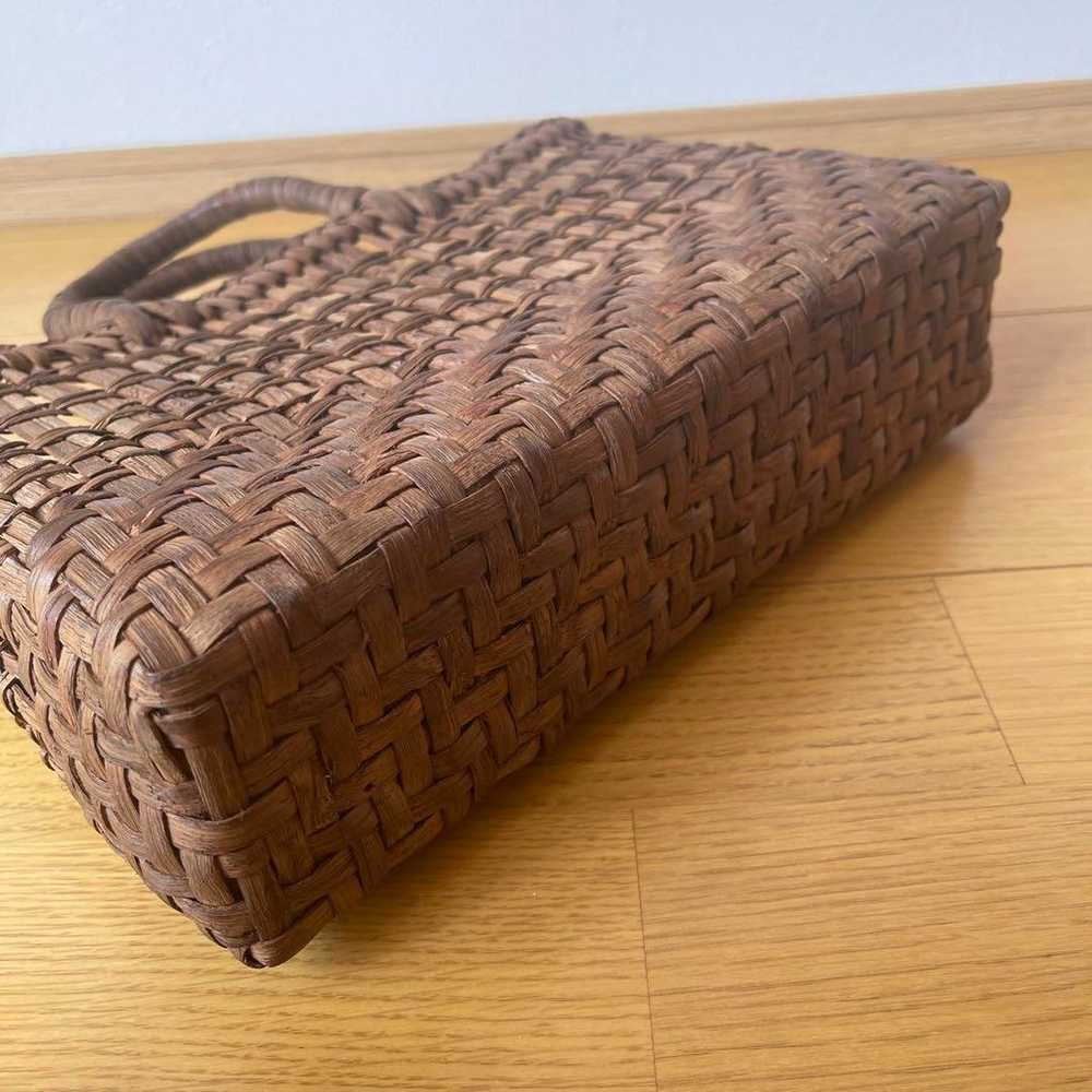 Mountain grapes basket bag made in Japan with inn… - image 6