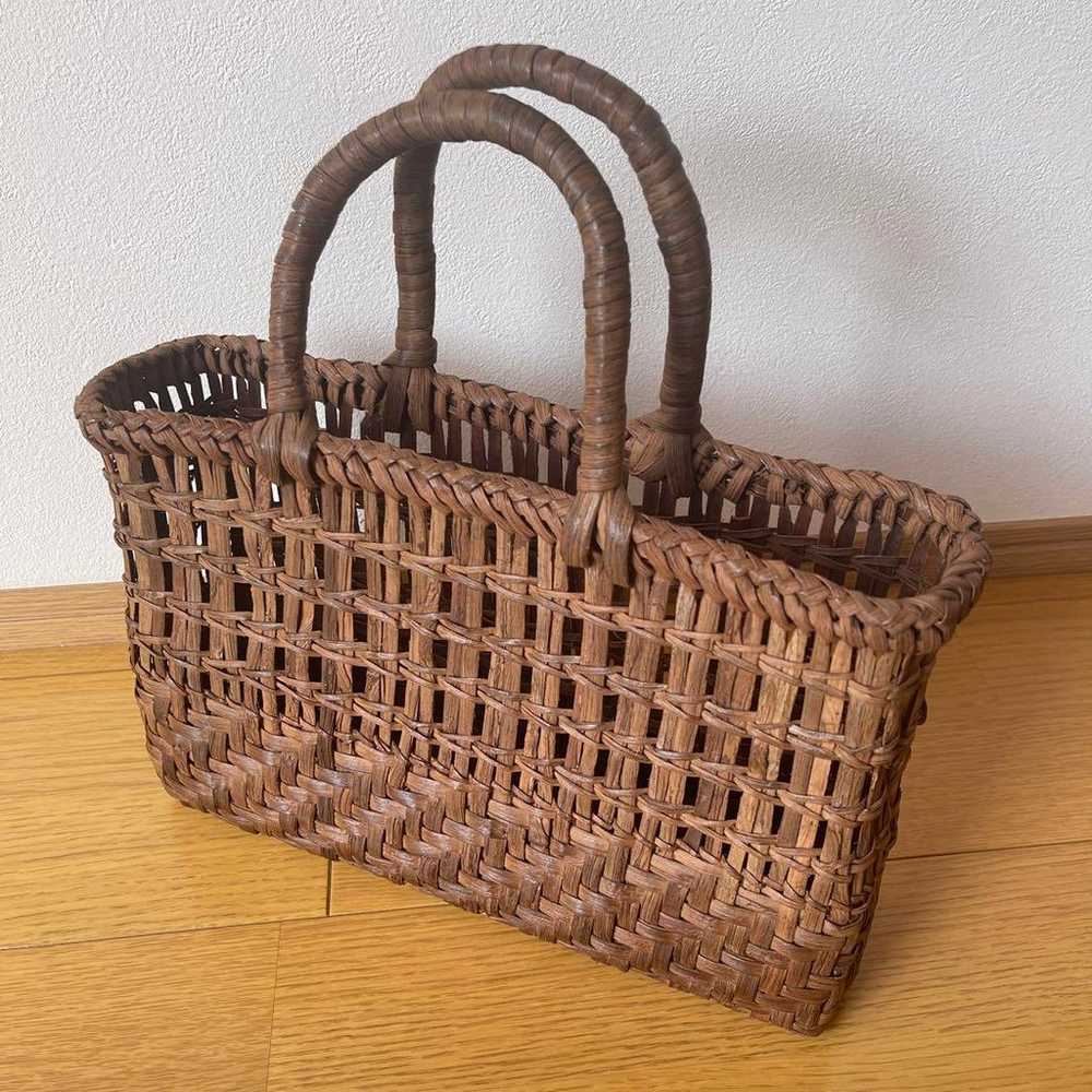 Mountain grapes basket bag made in Japan with inn… - image 9