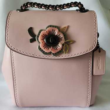 Coach Parker good Convertible Backpack 16 with Tea Rose Stones