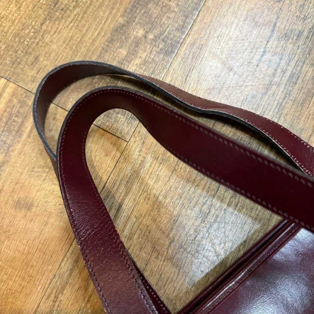 【Christian Dior】Trotter Handbag Bordeaux Canvas - image 10