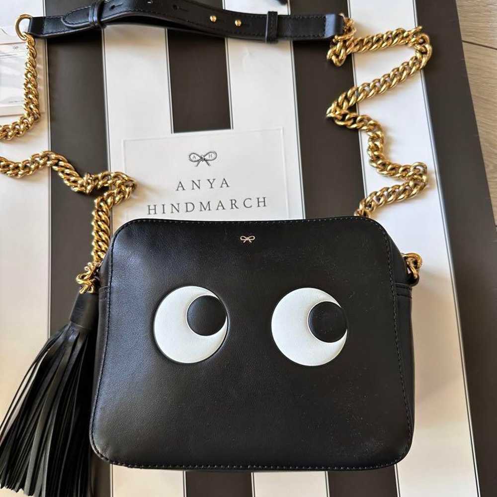 Anya Hindmarch Eyes Chain Shoulder Bag Leather Ca… - image 2