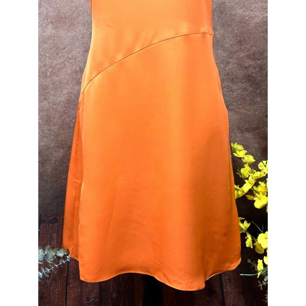 Other Lita by Ciara 100% Silk Slip Dress - Orange… - image 10