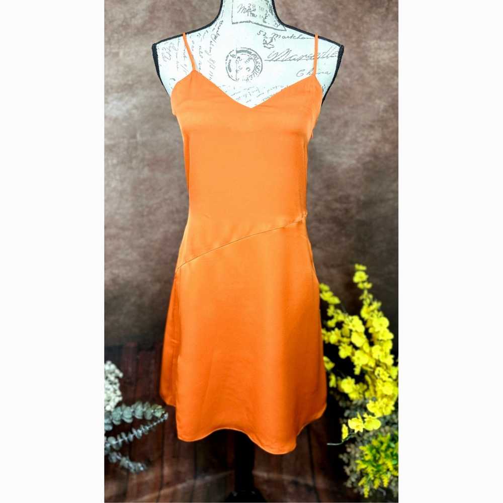 Other Lita by Ciara 100% Silk Slip Dress - Orange… - image 1