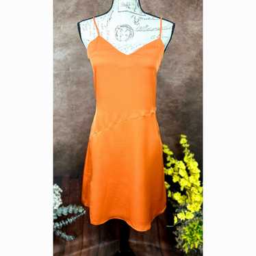 Other Lita by Ciara 100% Silk Slip Dress - Orange… - image 1