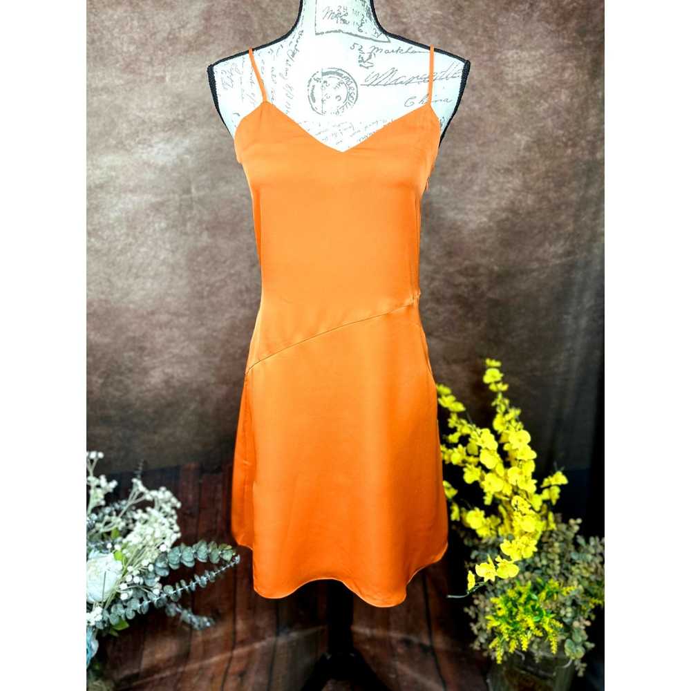 Other Lita by Ciara 100% Silk Slip Dress - Orange… - image 7