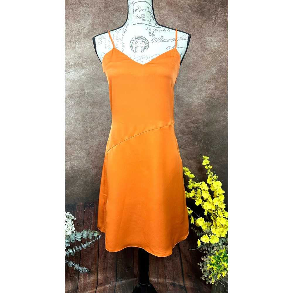 Other Lita by Ciara 100% Silk Slip Dress - Orange… - image 8