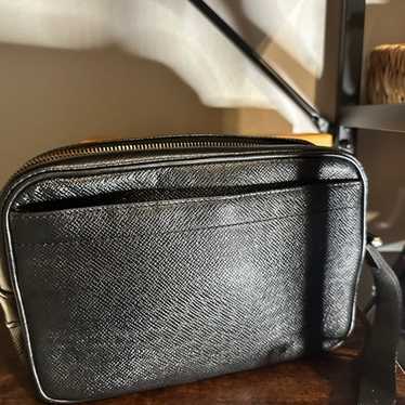 Louis Vuitton Black Taiga Clutch