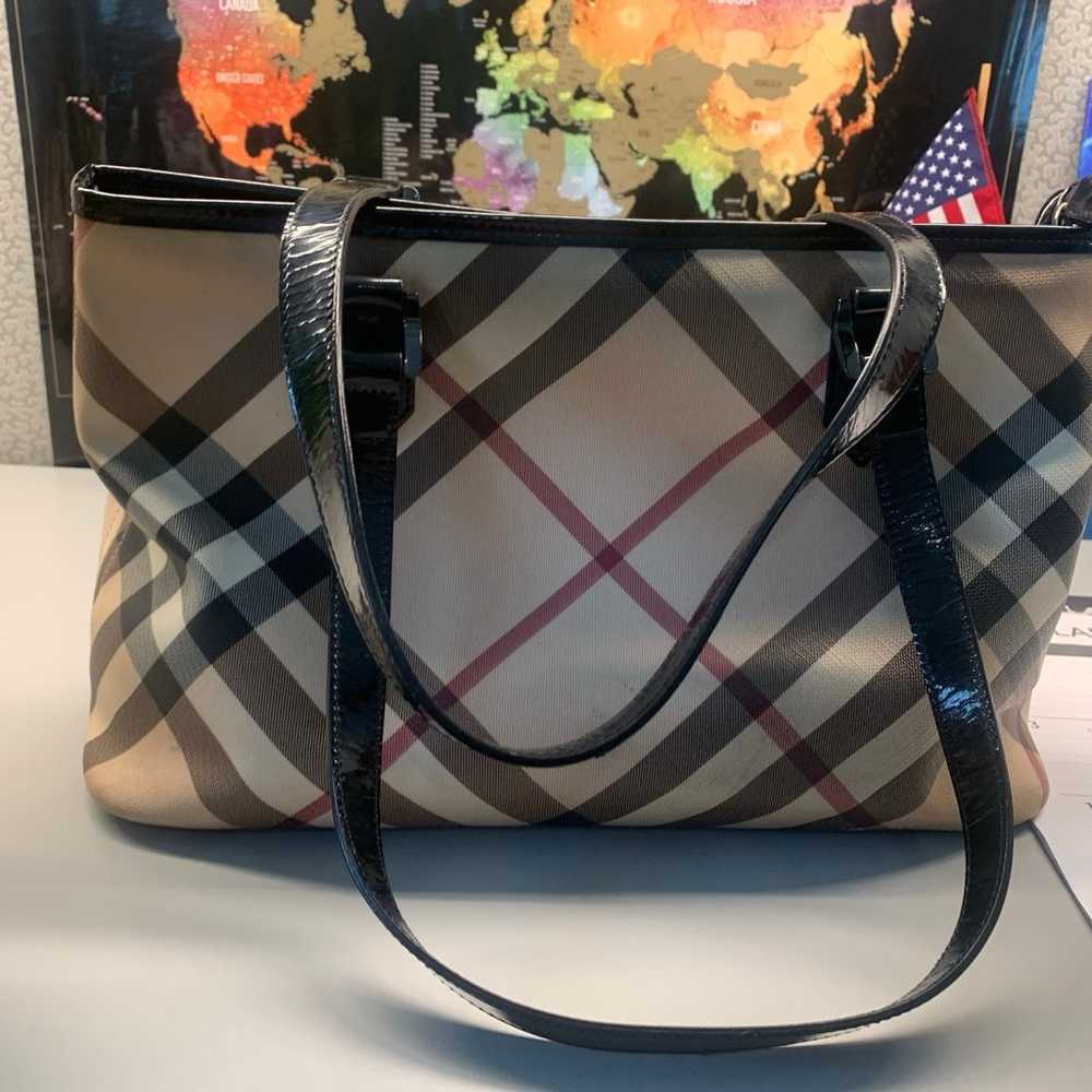 Burberry Nova Check Zip Tote - image 1