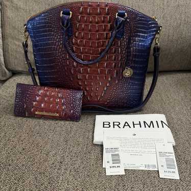 Authentic Brahmin Large Duxbury Satchel Dawning O… - image 1