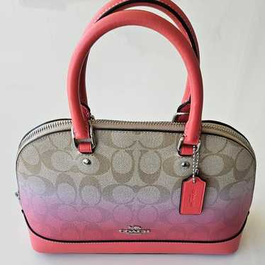 ☆RARE☆ Coach Mini Sierra Satchel in Ombre Signatur